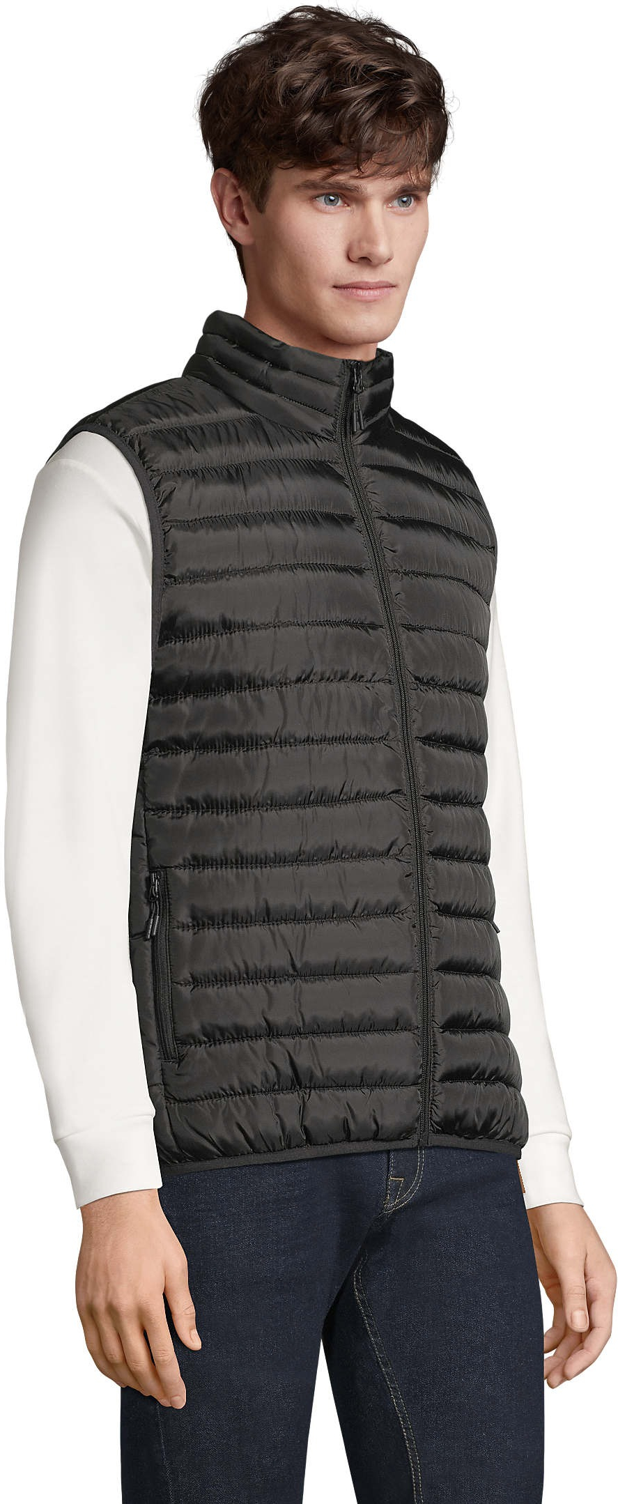 Жилет чоловіча Sol’s STREAM BW MEN 4020312 3XL чорнийфото3