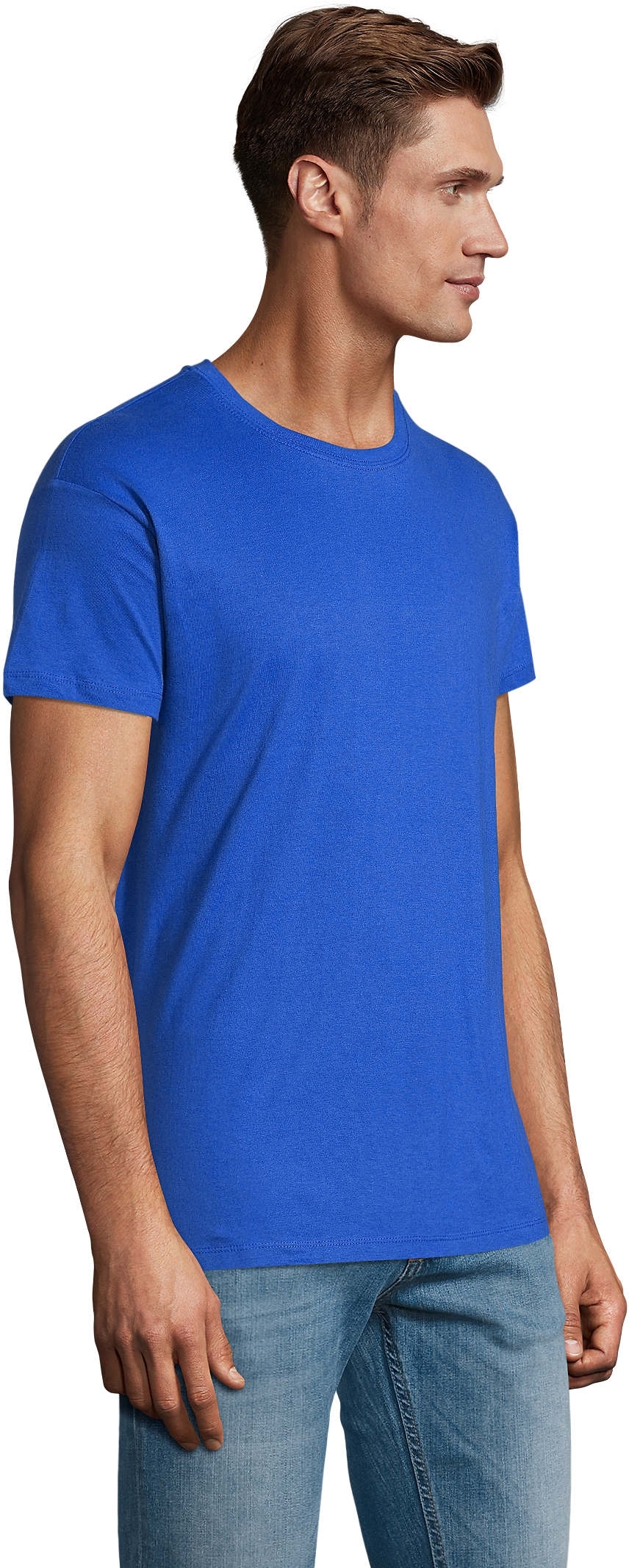 Футболка хлопковая Sol’s Regent 11380241 3XL ярко-синая фото 3