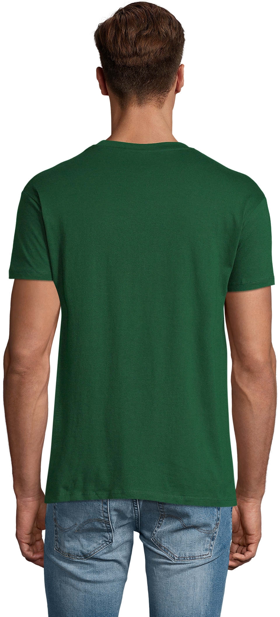 Футболка хлопковая Sol’s Regent 11380264 L темно-зеленая фото 2