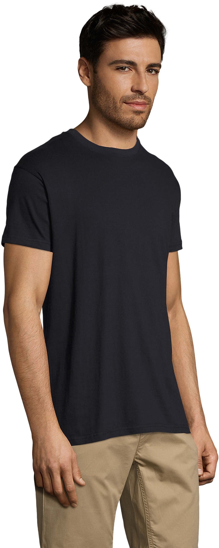 Футболка хлопковая Sol’s Regent 11380318 L темно-синий фото 3