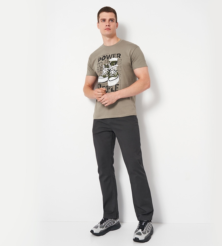 Футболка хлопковая Sol’s Regent 11380330/399 L светлый хаки фото 3