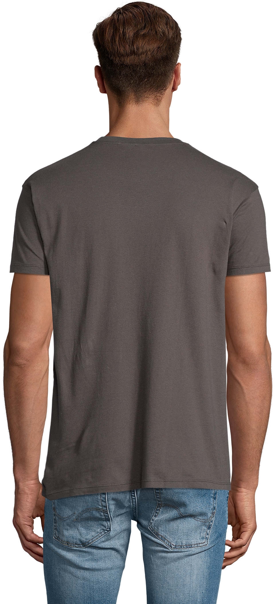 Футболка хлопковая Sol’s Regent 11380384 L темно-серый фото 2