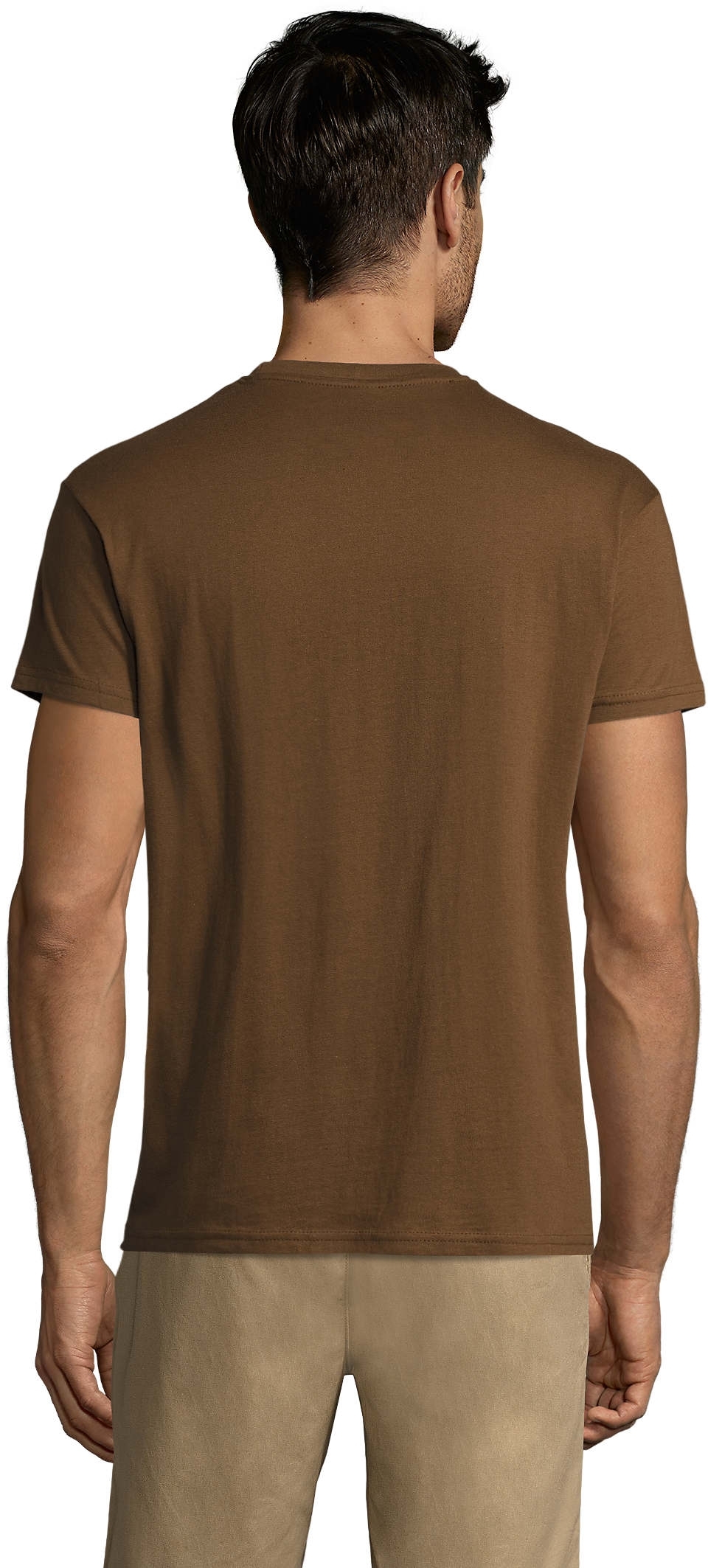 Футболка хлопковая Sol’s Regent 11380397 L темно-коричневый фото 