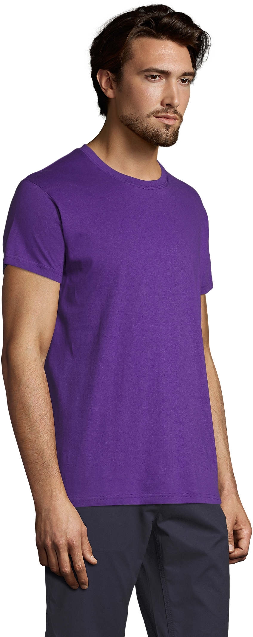 Футболка хлопковая Sol’s Regent 11380712 L темно-фиолетовый фото 3