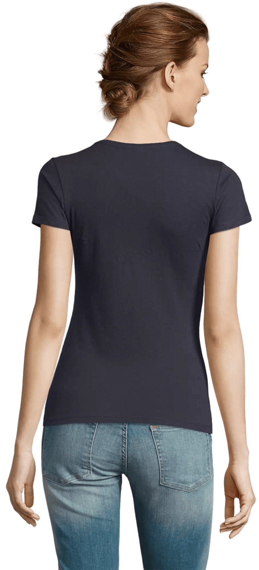 Футболка женская хлопковая Sol’s MISS 11386318 L темно-синий фото 3