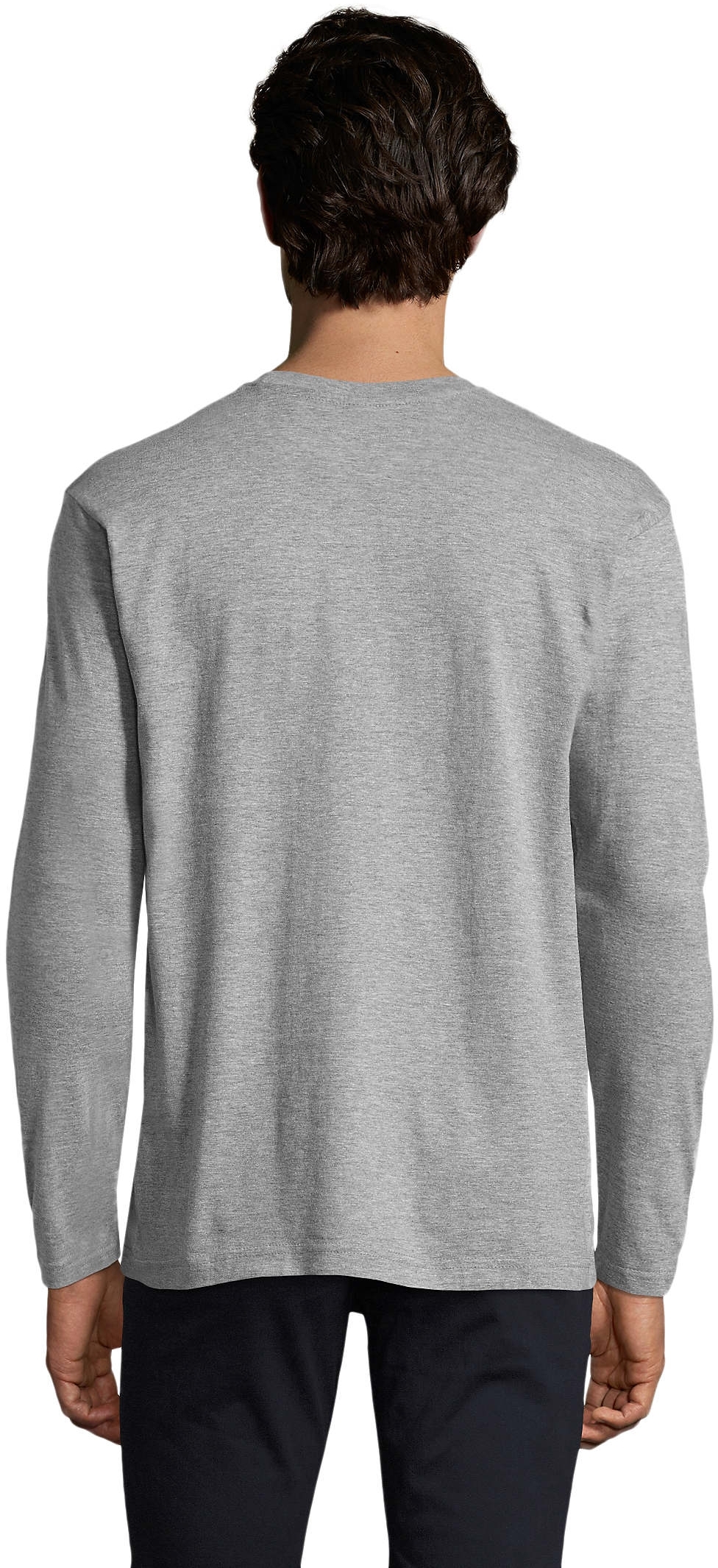 Лонгслив мужской Sol’s MONARCH 11420350 L серый меланж фото 2