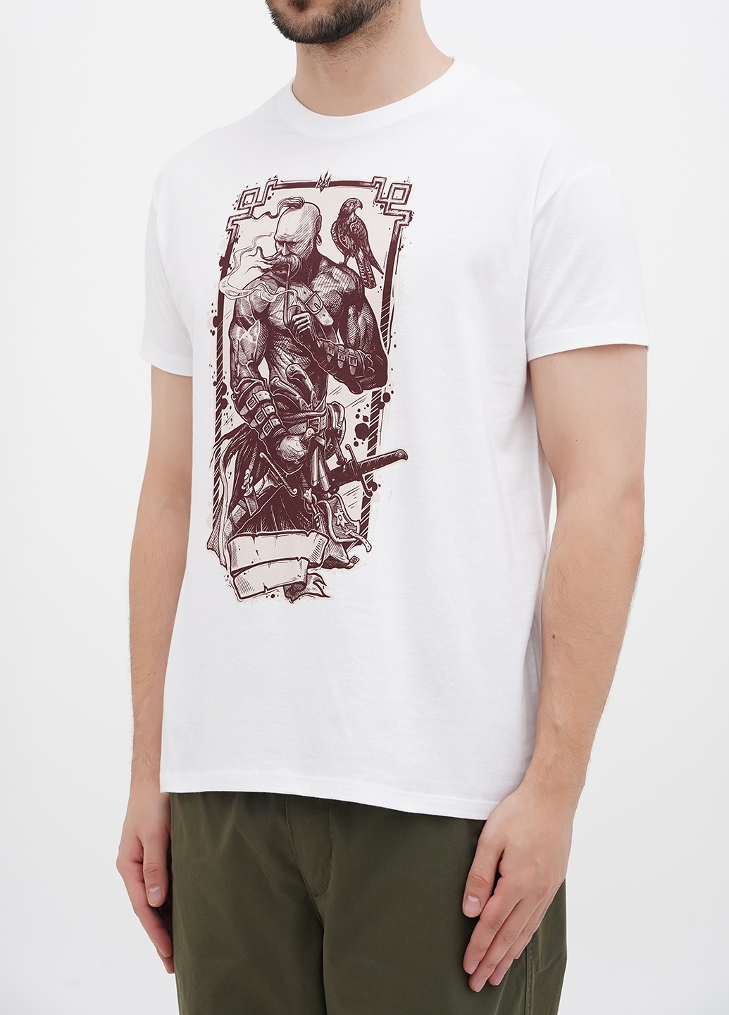 Футболка хлопковая мужская Sol’s Imperial 11500102/396 L белый фото 4