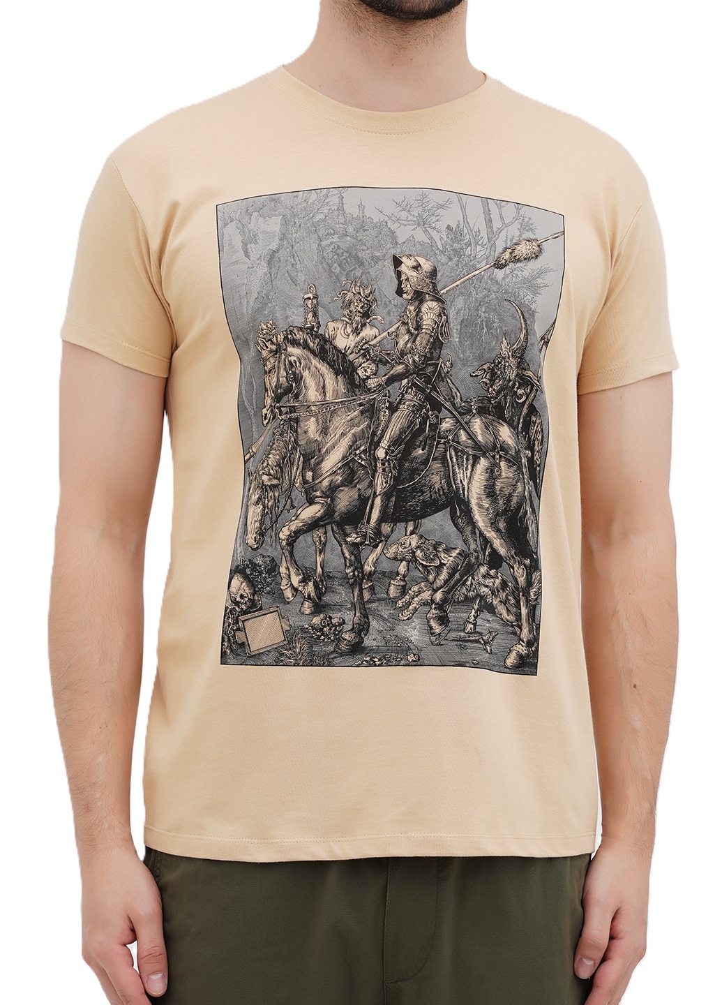 Футболка мужская хлопковая Sol’s Imperial 11500115/394 L песочный фото 4