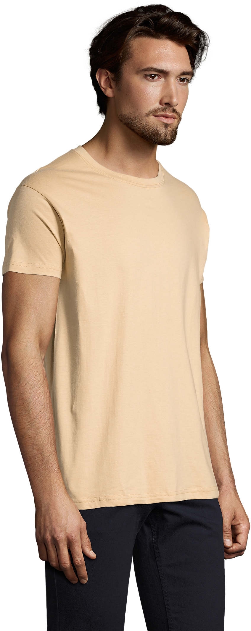 Футболка бавовняна чоловіча Sol’s Imperial 11500115 L пісочнийфото3