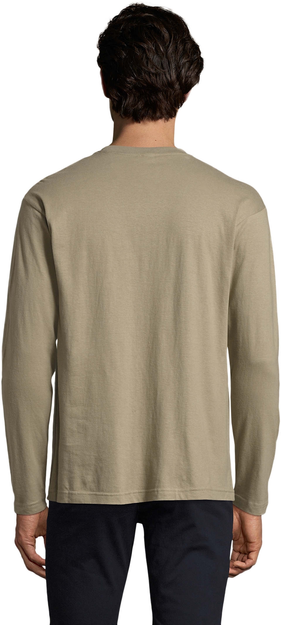 Лонгслів бавовняний чоловічий Sol’s MONARCH 11420268 L хакіфото2