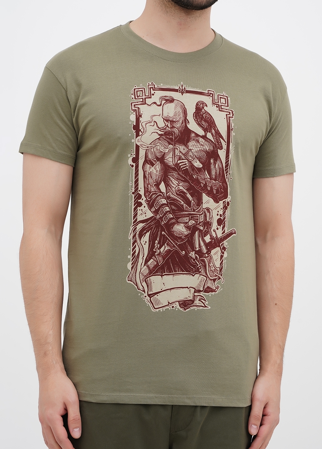 Футболка бавовняна чоловіча Sol’s Imperial 11500268/396 L хакіфото