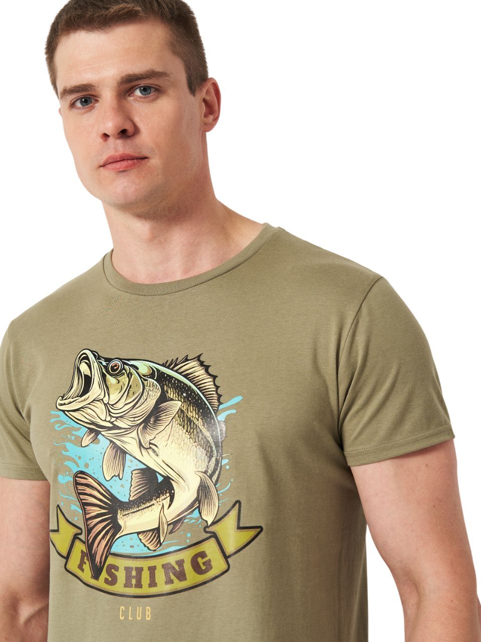 Футболка хлопковая мужская Sol’s Imperial 11500268/401 L Хаки фото 4