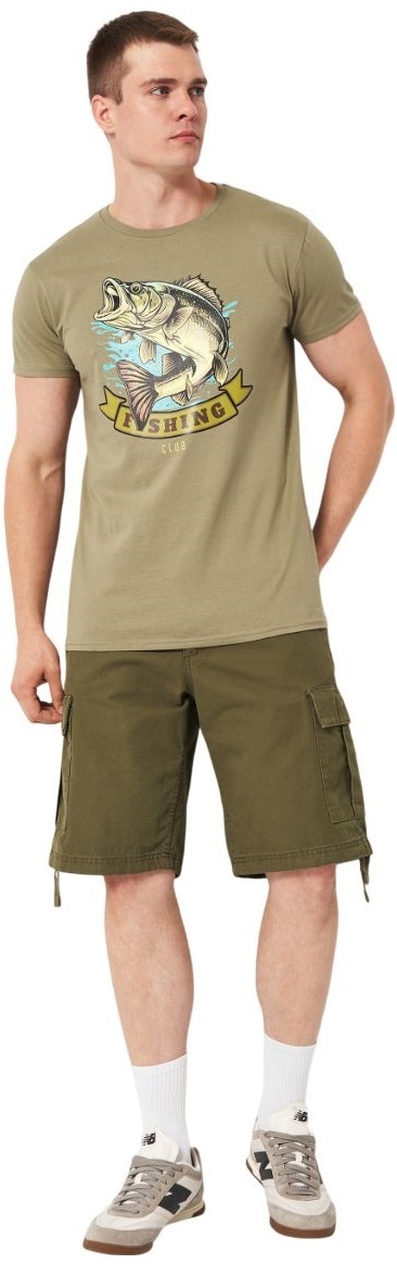 Футболка хлопковая мужская Sol’s Imperial 11500268/401 L Хаки фото 3