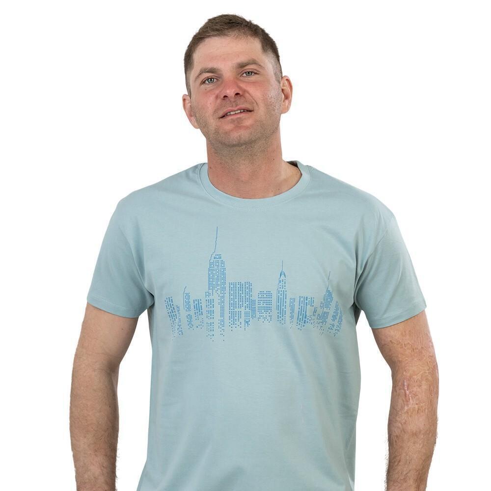 Футболка хлопковая мужская Sol’s Imperial 11500245/87 S серо-голубой фото 3