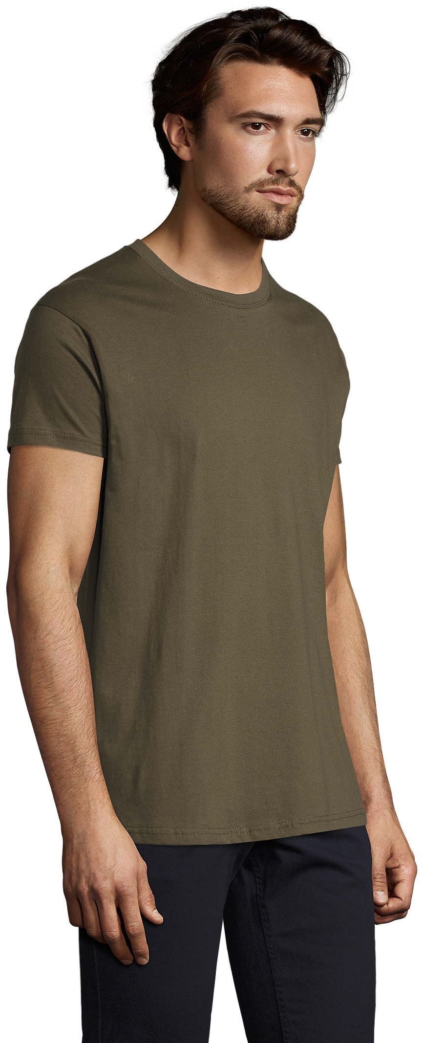 Футболка хлопковая мужская Sol’s Imperial 11500269 3XL армейский фото 3