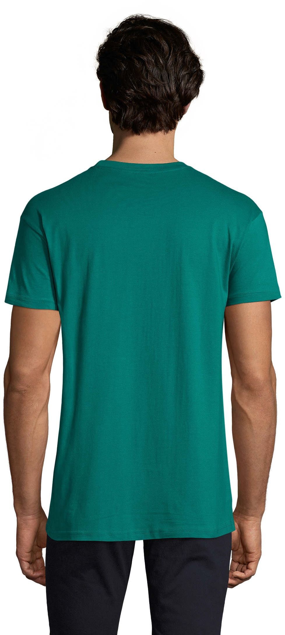 Футболка хлопковая мужская Sol’s Imperial 11500270 L изумрудный фото 2