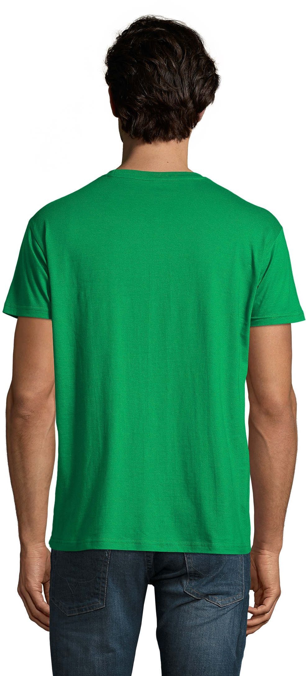 Футболка хлопковая мужская Sol’s IMPERIAL 11500272 3XL ярко-зеленый фото 2