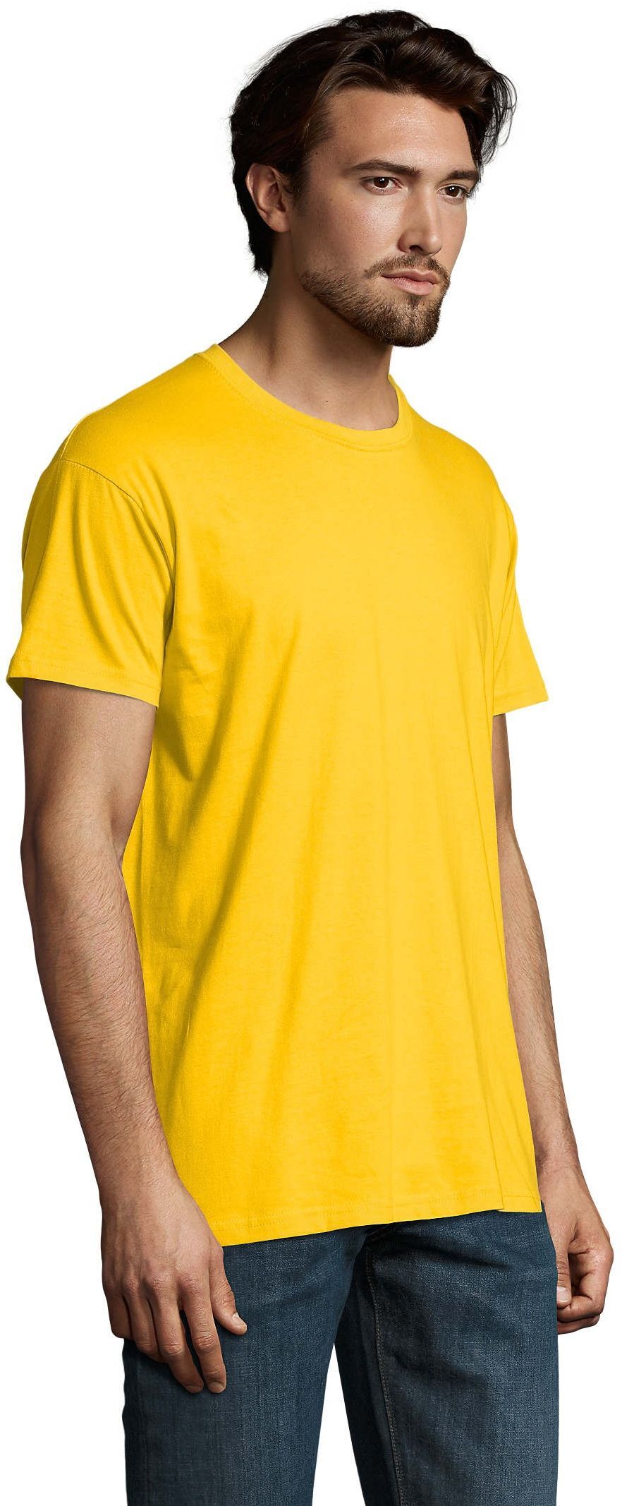 Футболка хлопковая мужская Sol’s Imperial 11500301 L желтый фото 3
