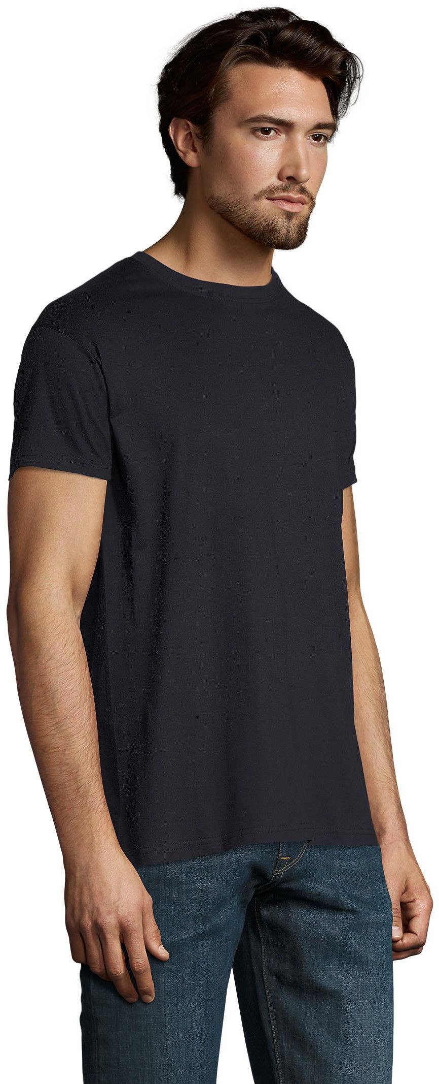 Футболка хлопковая мужская Sol’s Imperial 11500318 3XL темно-синий фото 3