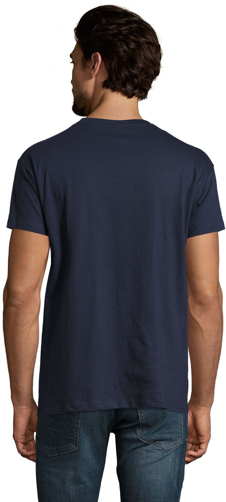 Футболка бавовняна чоловіча Sol’s Imperial 11500319 3XL темно-синійфото