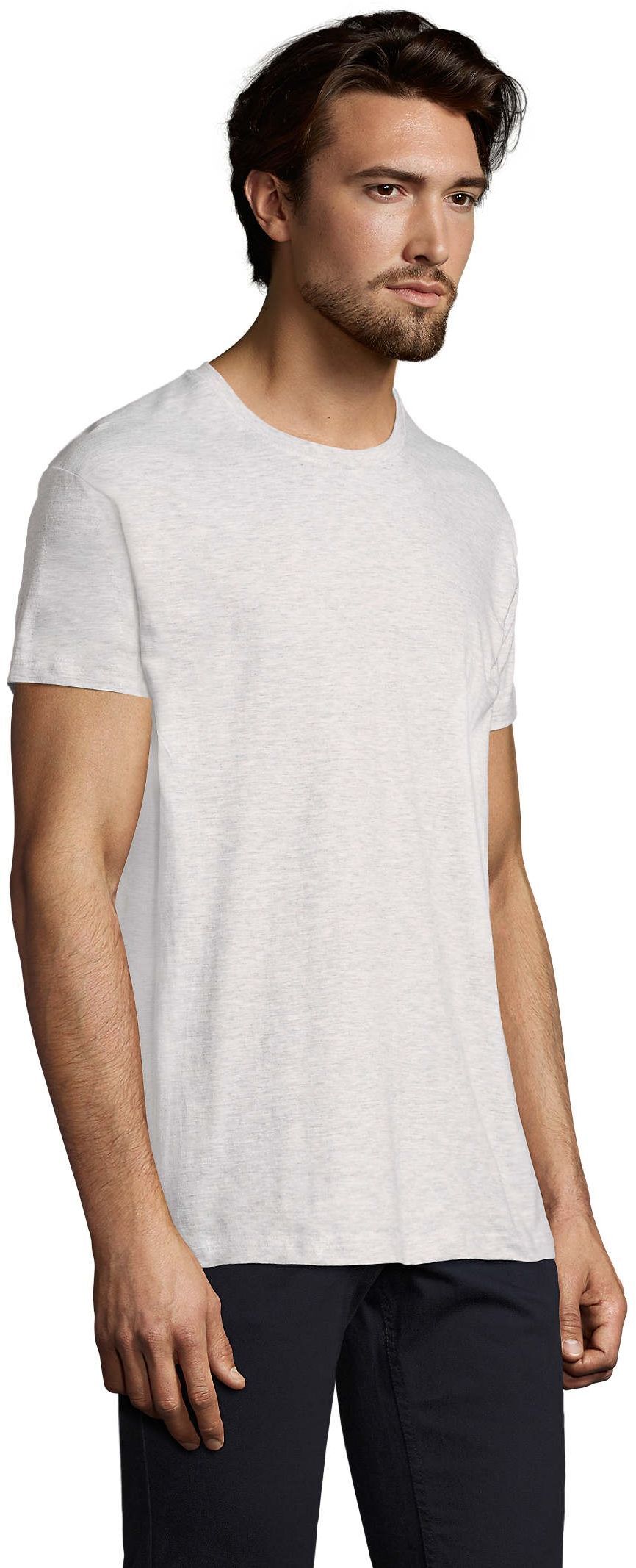 Футболка мужская Sol’s Imperial 11500300 3XL светло-серый меланж фото 3