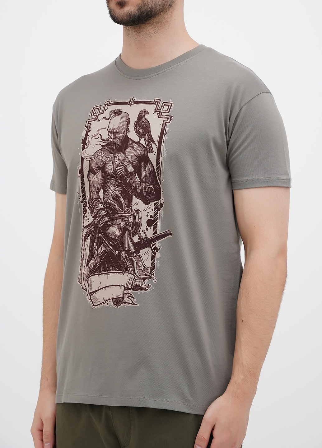 Футболка хлопковая мужская Sol’s Imperial 11500330/396 L светло-армейский фото 