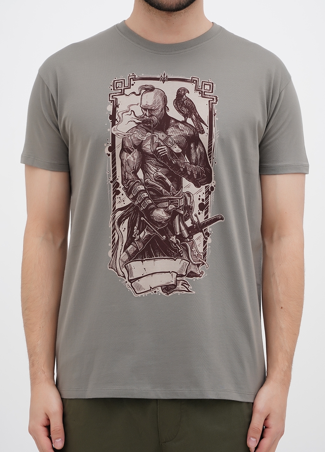 Футболка хлопковая мужская Sol’s Imperial 11500330/396 L светло-армейский фото 