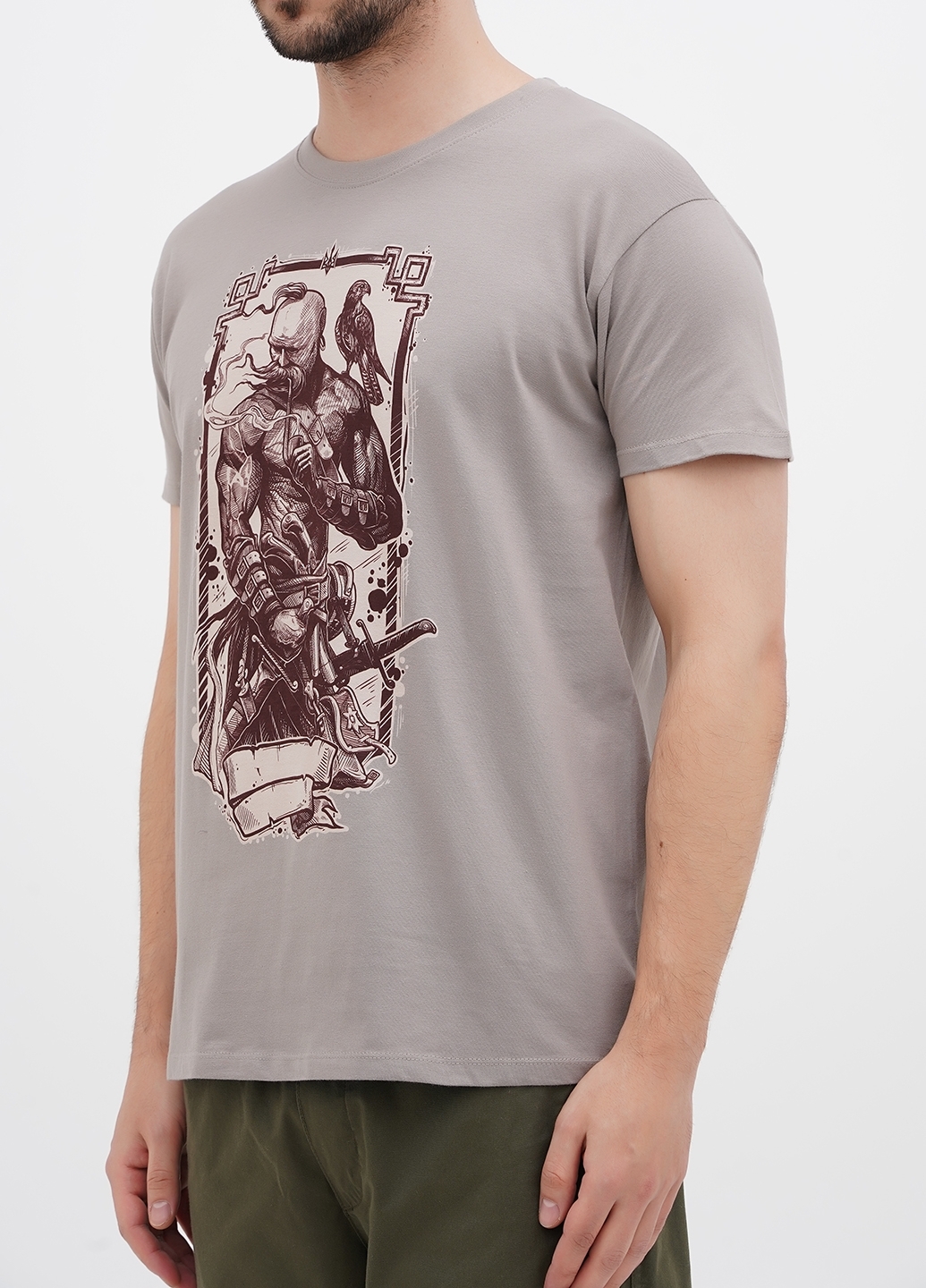 Футболка бавовняна чоловіча Sol’s Imperial 11500380/396 L світло-сірийфото4