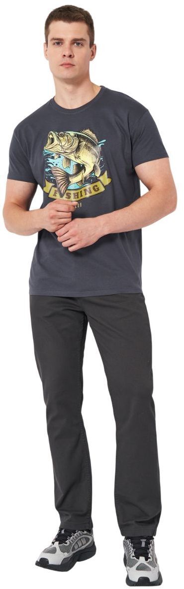 Футболка хлопковая мужская Sol’s Imperial 11500381/401 L графитовый фото 3