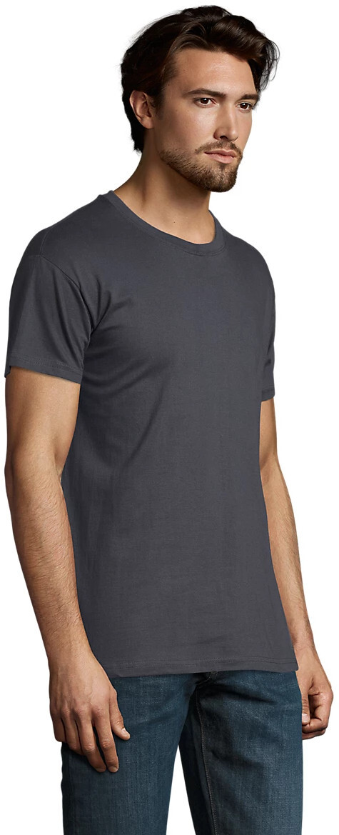 Футболка бавовняна чоловіча Sol’s IMPERIAL 11500381 3XL графітовийфото3