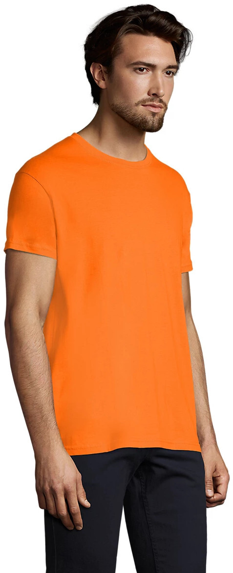 Футболка бавовняна чоловіча Sol’s Imperial 11500400 L помаранчевийфото3