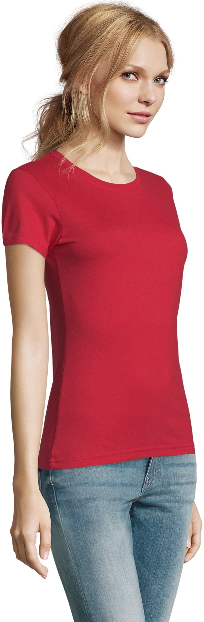 Футболка женская хлопковая Sol’s Imperial women 11502145 L красный фото 3