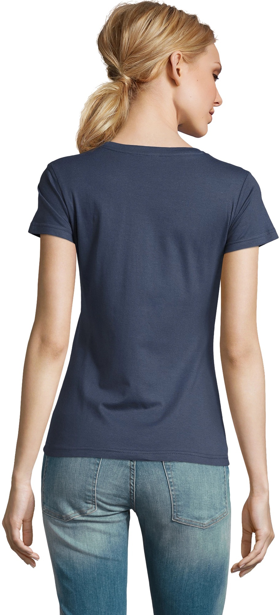 Футболка женская хлопковая Sol’s IMPERIAL WOMEN 11502244 L джинсовый фото 2