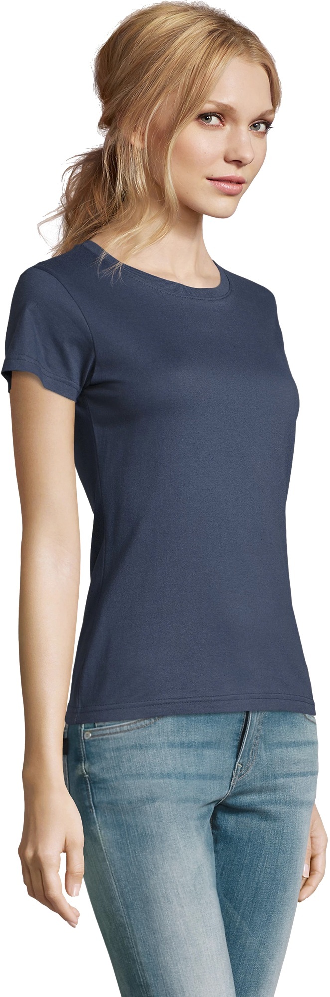 Футболка женская хлопковая Sol’s IMPERIAL WOMEN 11502244 L джинсовый фото 3