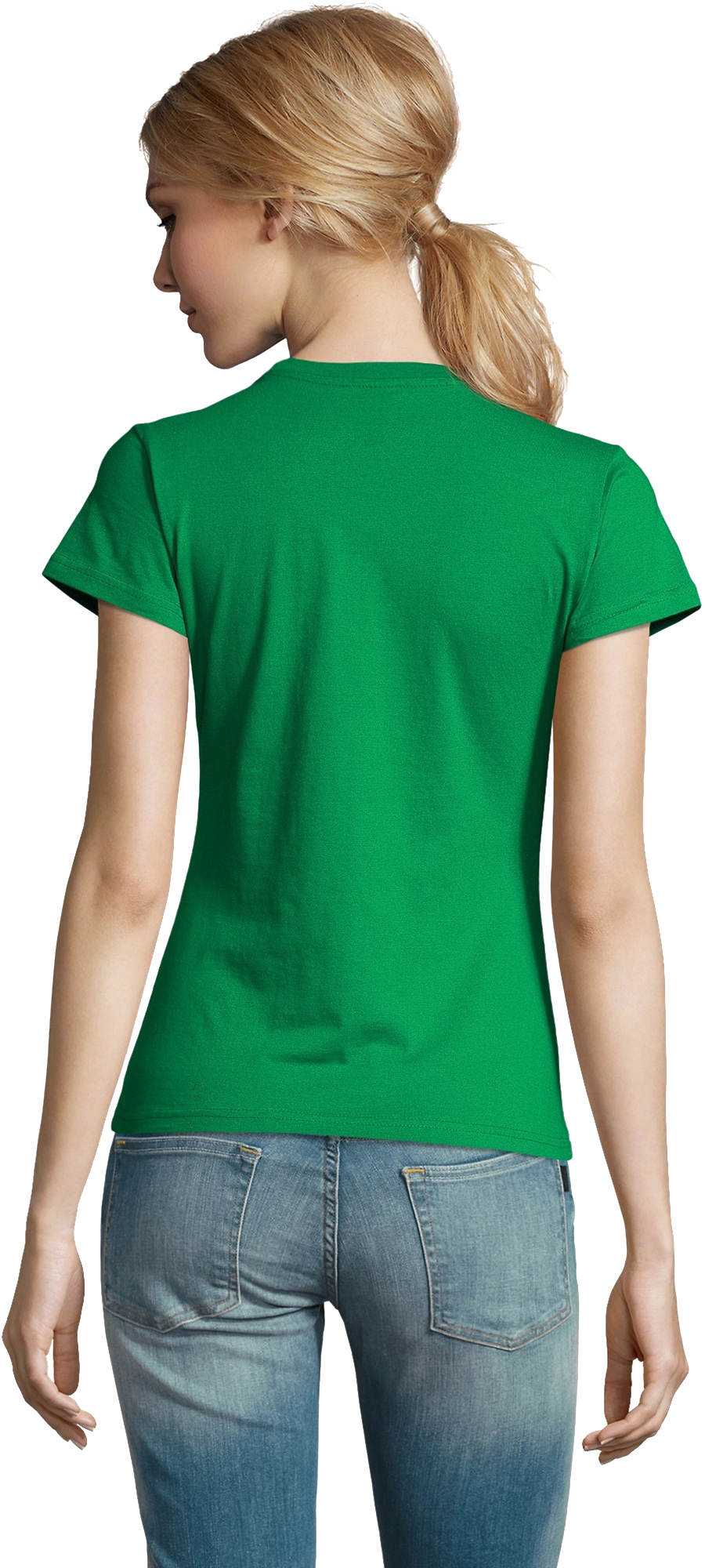 Футболка женская хлопковая Sol’s Imperial women 11502272 L ярко-зеленый фото 2
