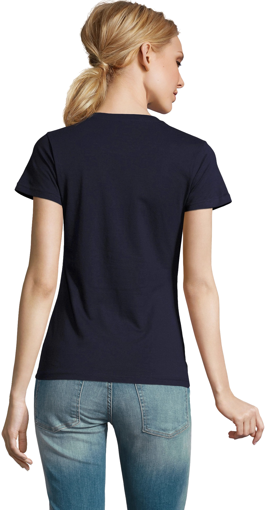 Футболка бавовняна жіноча Sol’s Imperial women 11502319 L темно-синійфото2