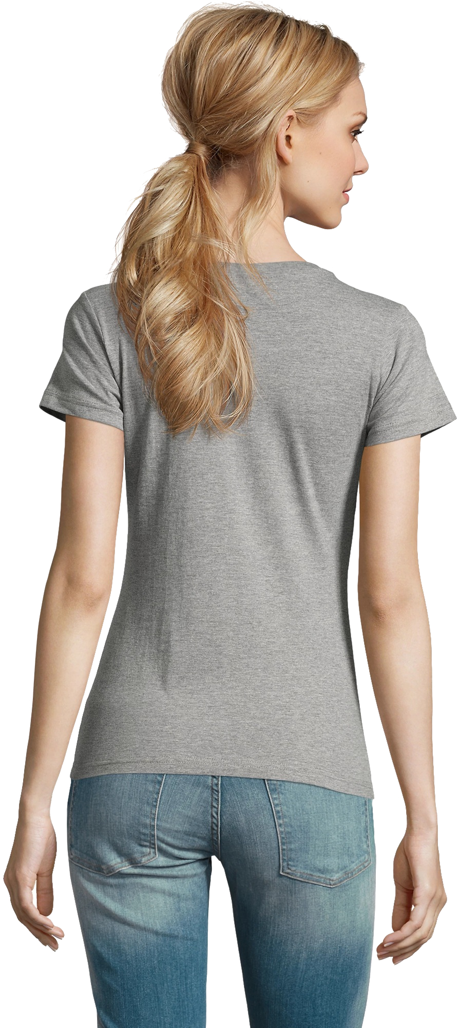 Футболка женская Sol’s Imperial women 11502350 L серый меланж фото 
