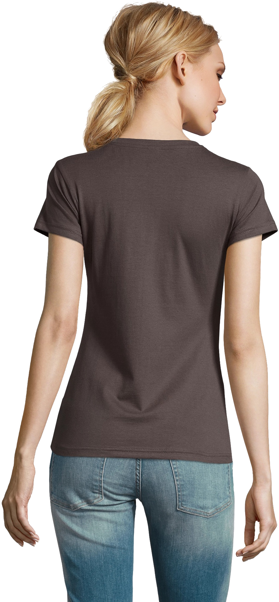 Футболка женская хлопковая Sol’s Imperial women 11502384 L темно-серый фото 