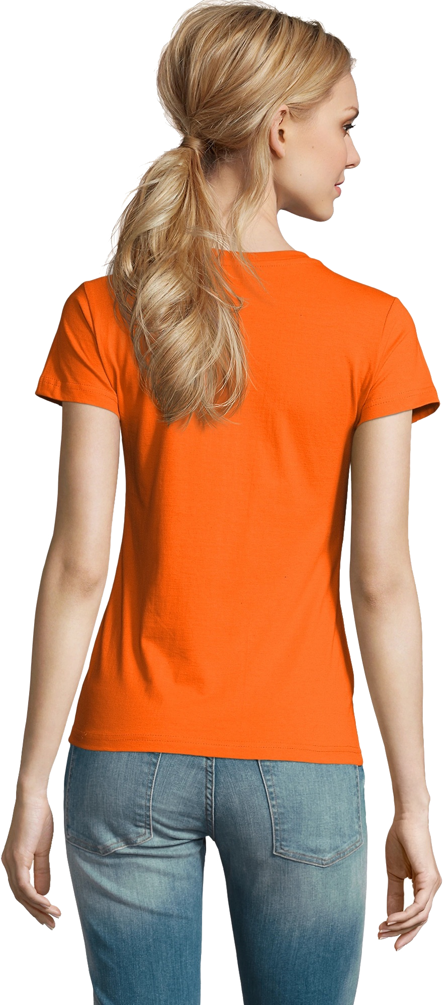 Футболка бавовняна жіноча Sol’s IMPERIAL WOMEN 11502400 L помаранчевийфото2