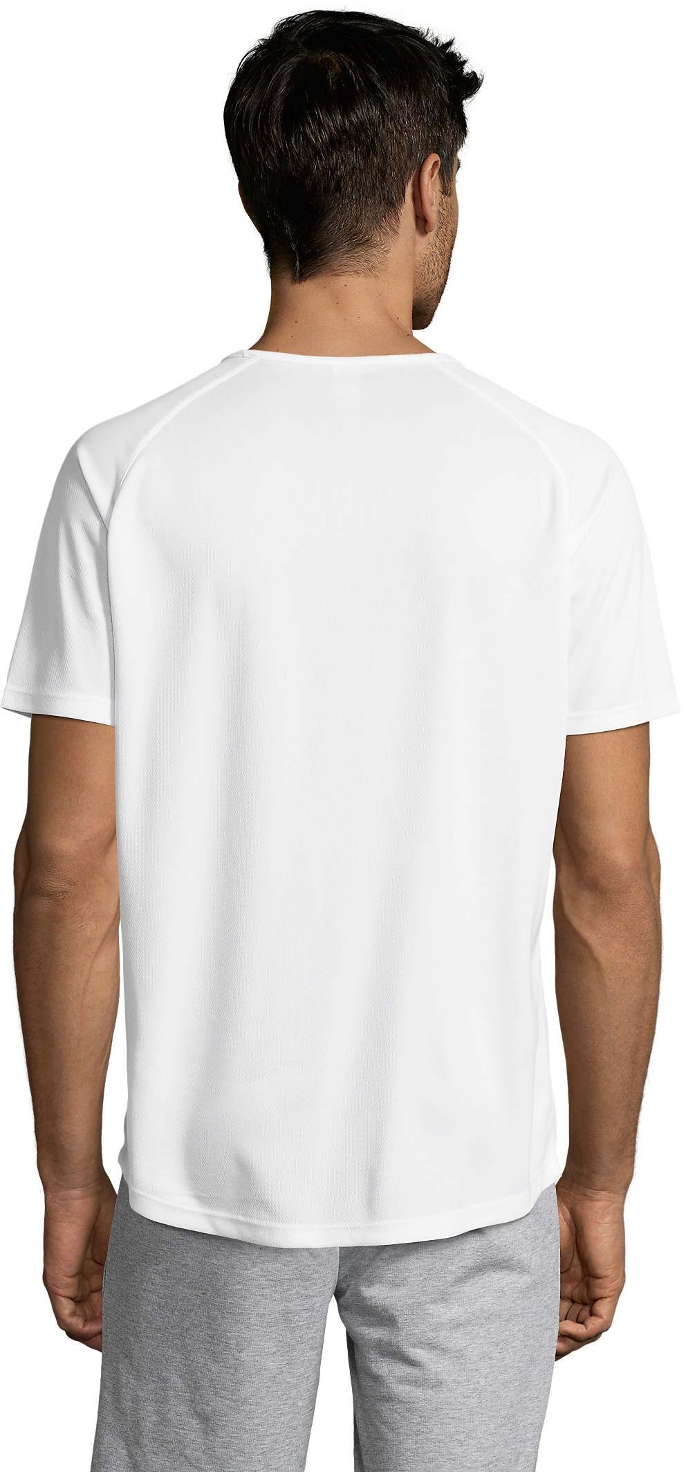 Футболка спортивна чоловіча Sol’s SPORTY 11939102 L білийфото2