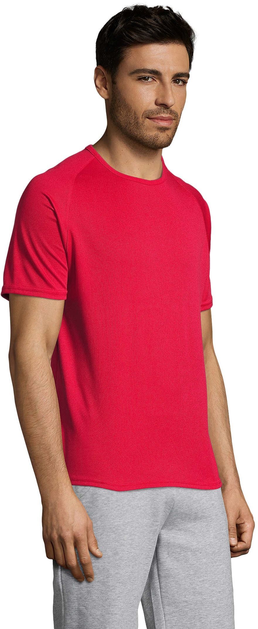 Футболка спортивная мужская Sol’s SPORTY 11939145 L красный фото 3