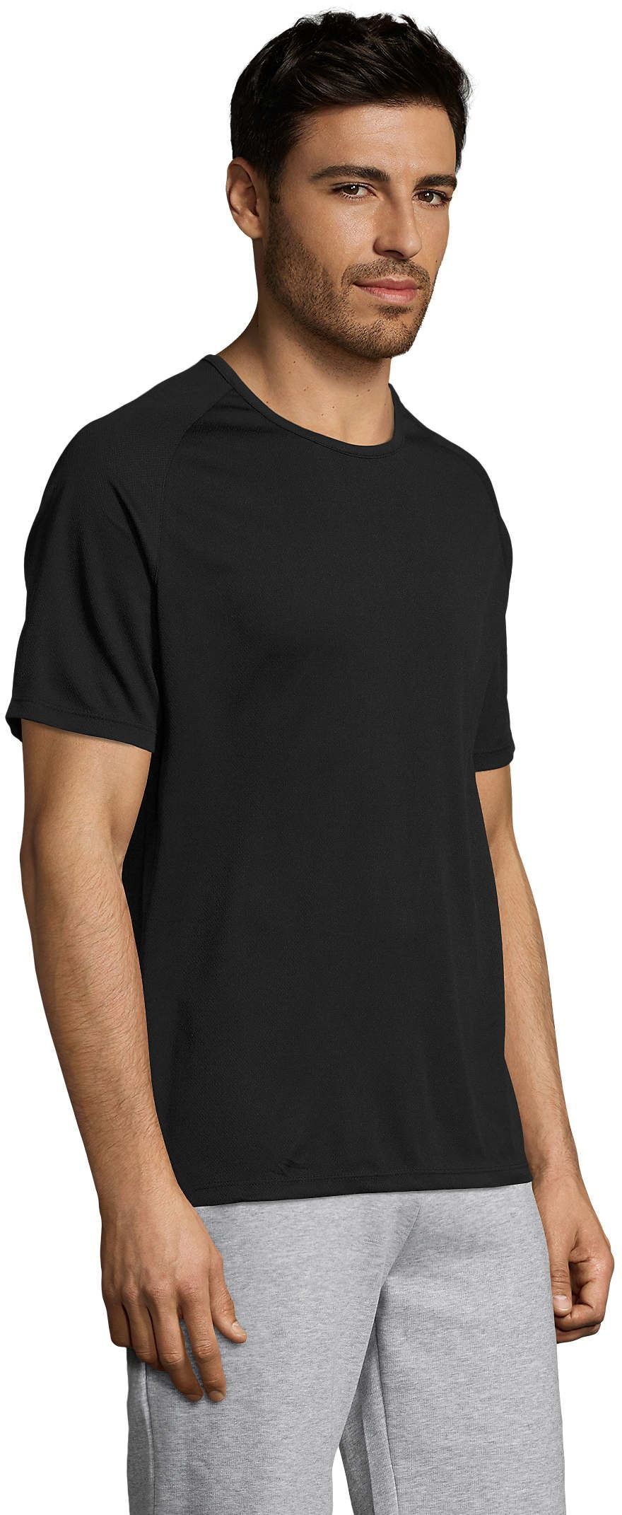 Футболка спортивная мужская Sol’s SPORTY 11939312 L черный фото 