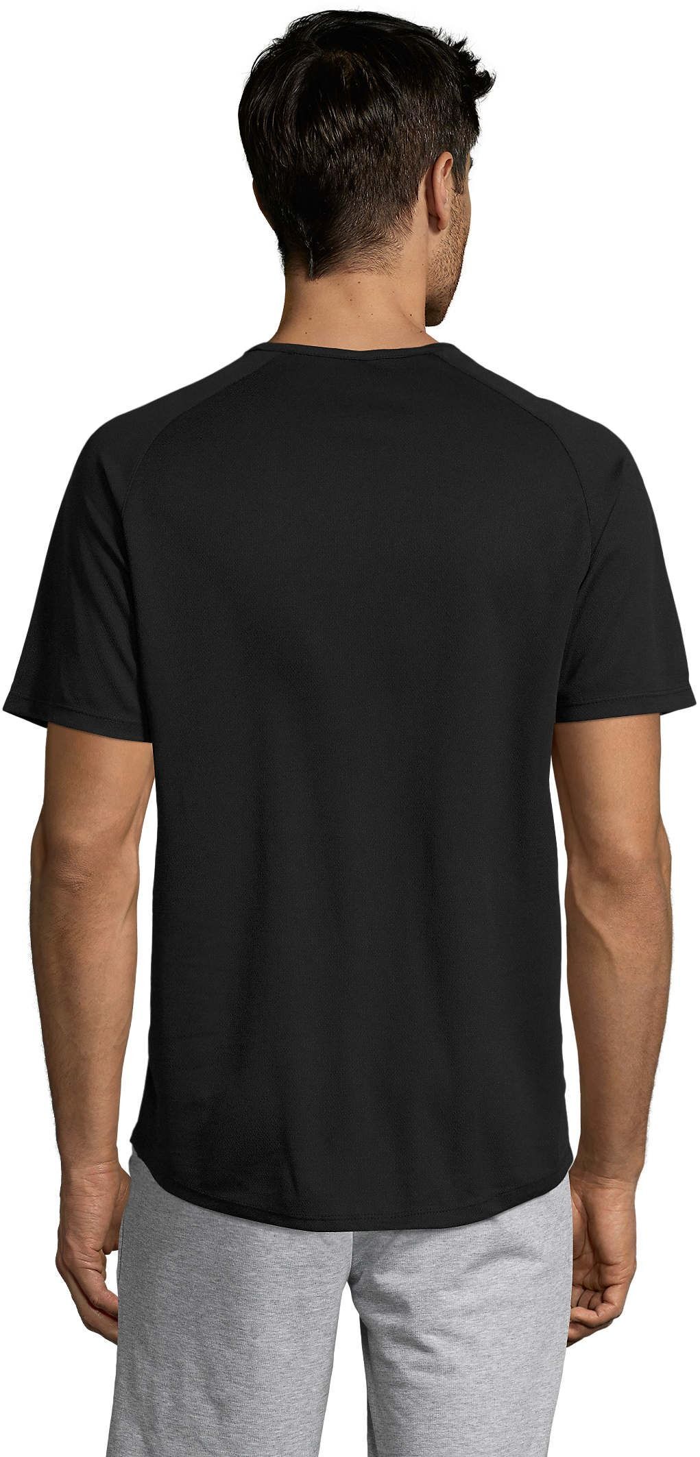 Футболка спортивная мужская Sol’s SPORTY 11939312 L черный фото 