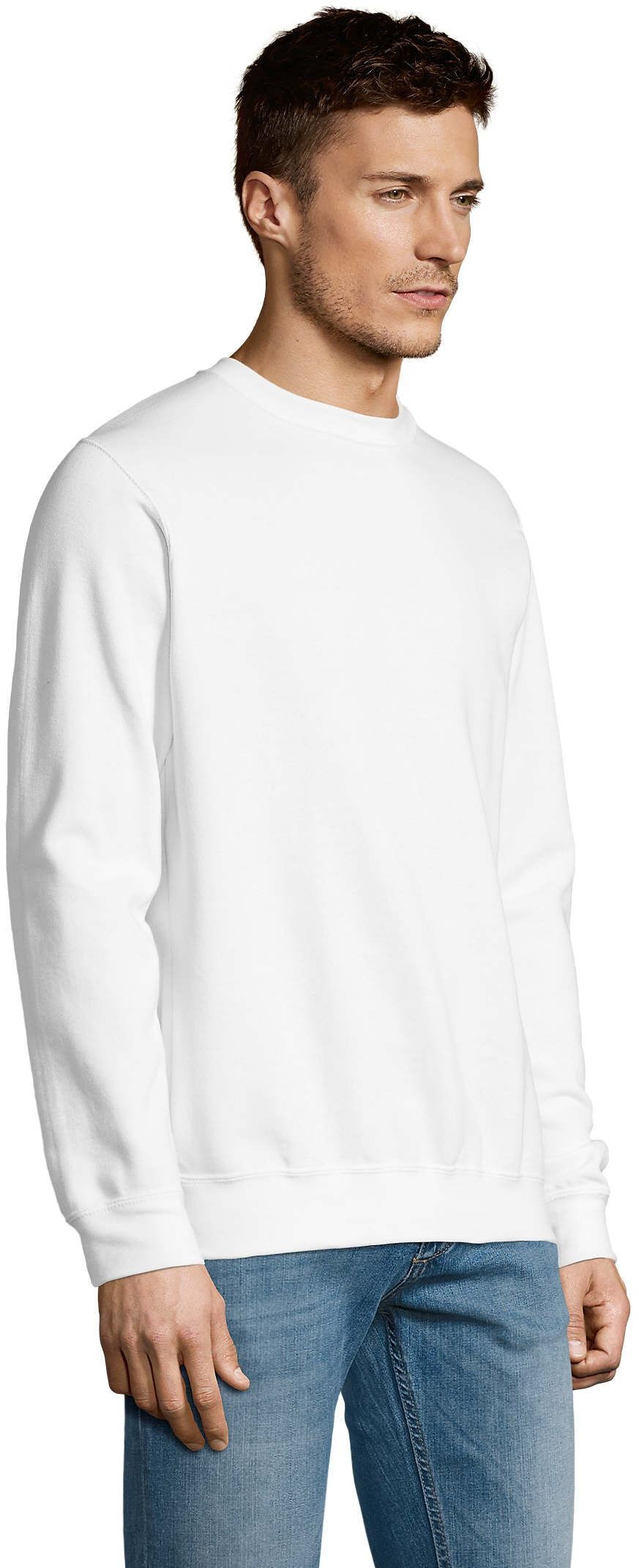 Свитшот мужской Sol’s NEW SUPREME 13250102 L белый фото 3