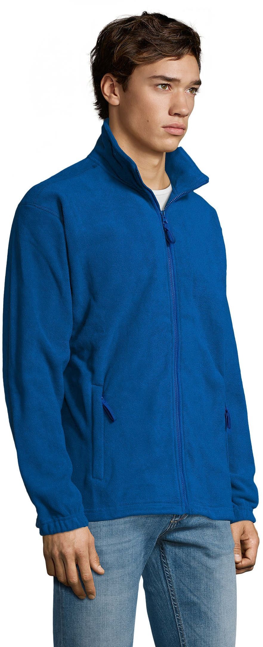 Флисовая кофта мужская Sol’s NORTH 55000241 L ярко-синий фото 3
