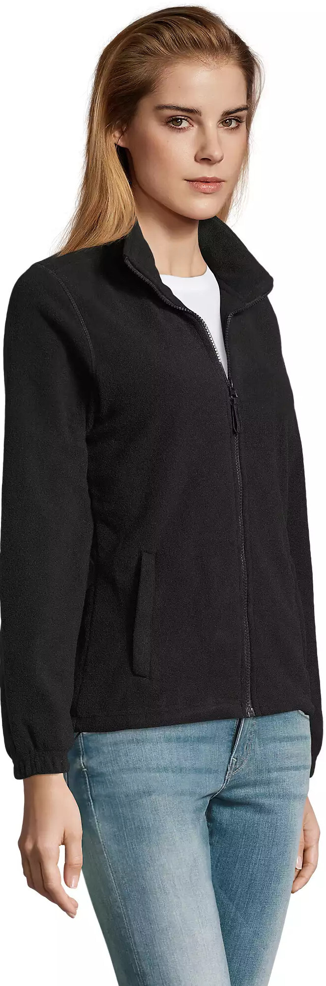 Флисовая женская кофта Sol’s NORTH WOMEN 54500312 L черный фото 3