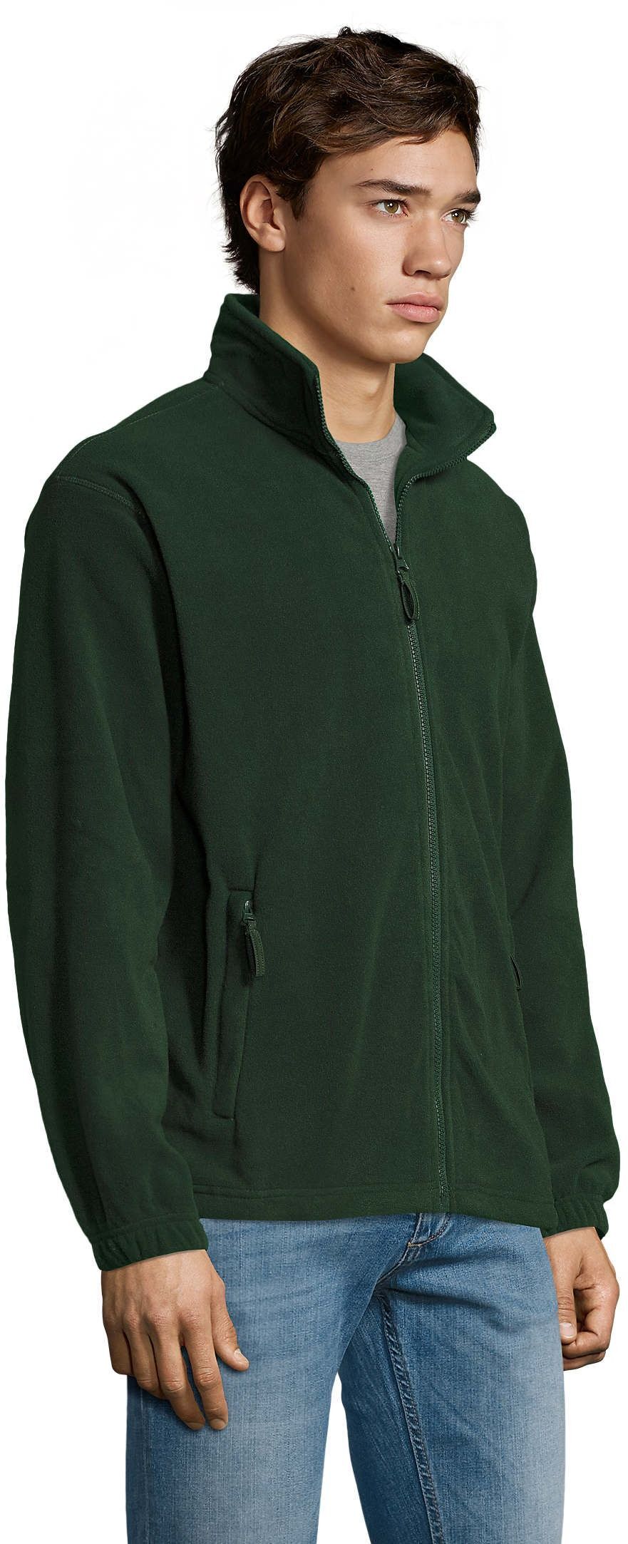 Флісова кофта чоловіча Sol’s NORTH 55000263 L лісова зеленьфото3