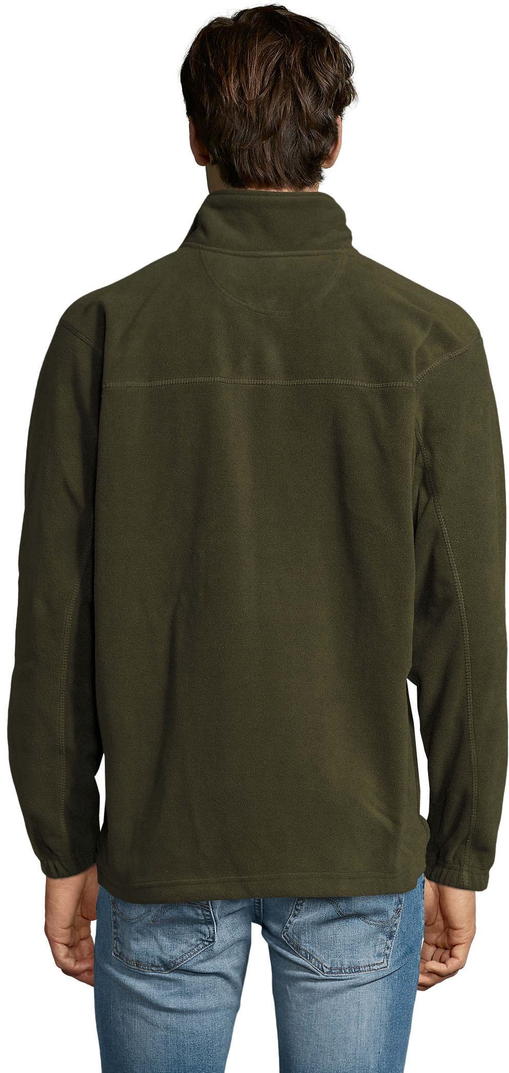 Флисовая кофта мужская Sol’s NORTH 55000269 L армейский фото 2