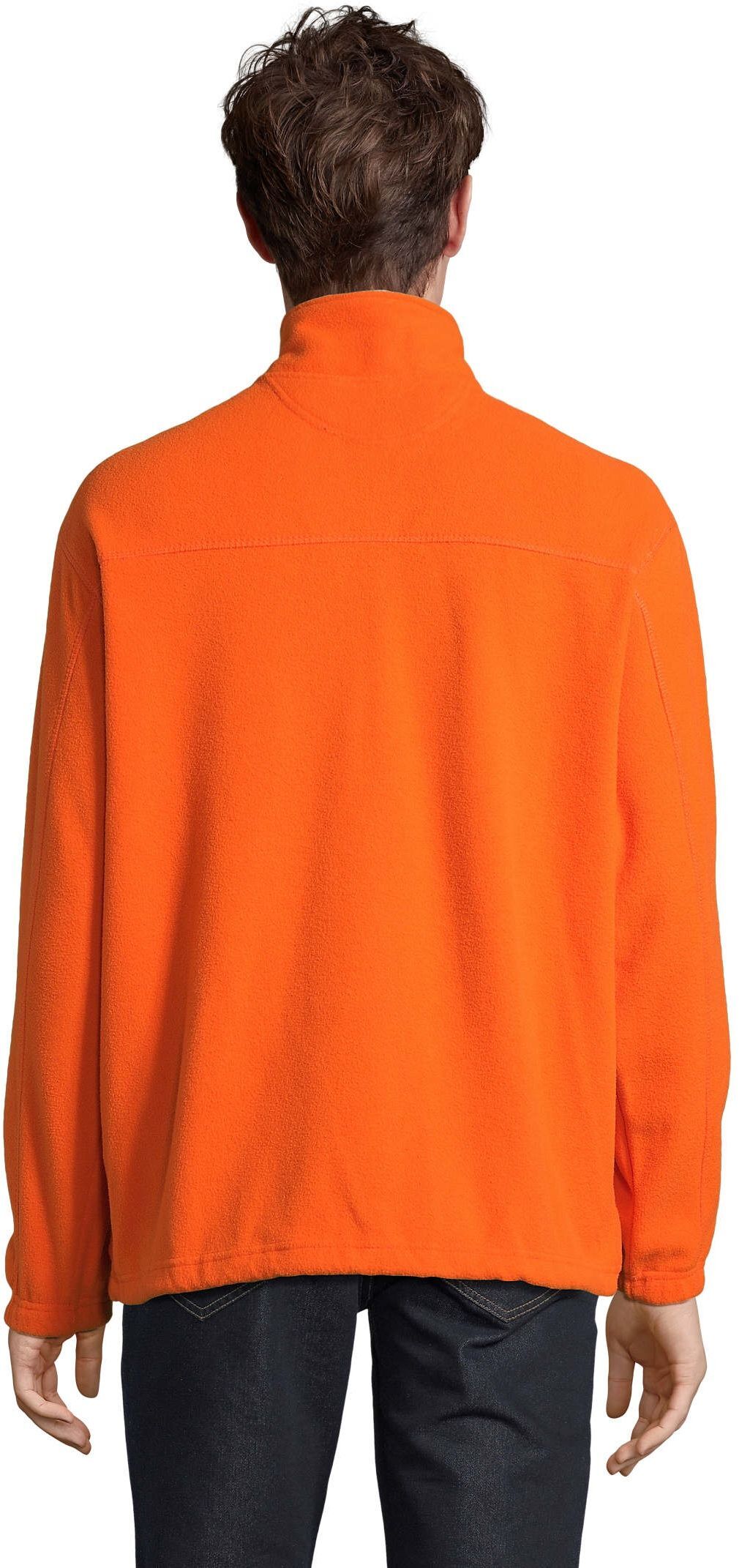 Флисовая кофта мужская Sol’s NORTH 55000400 L оранжевый фото 2