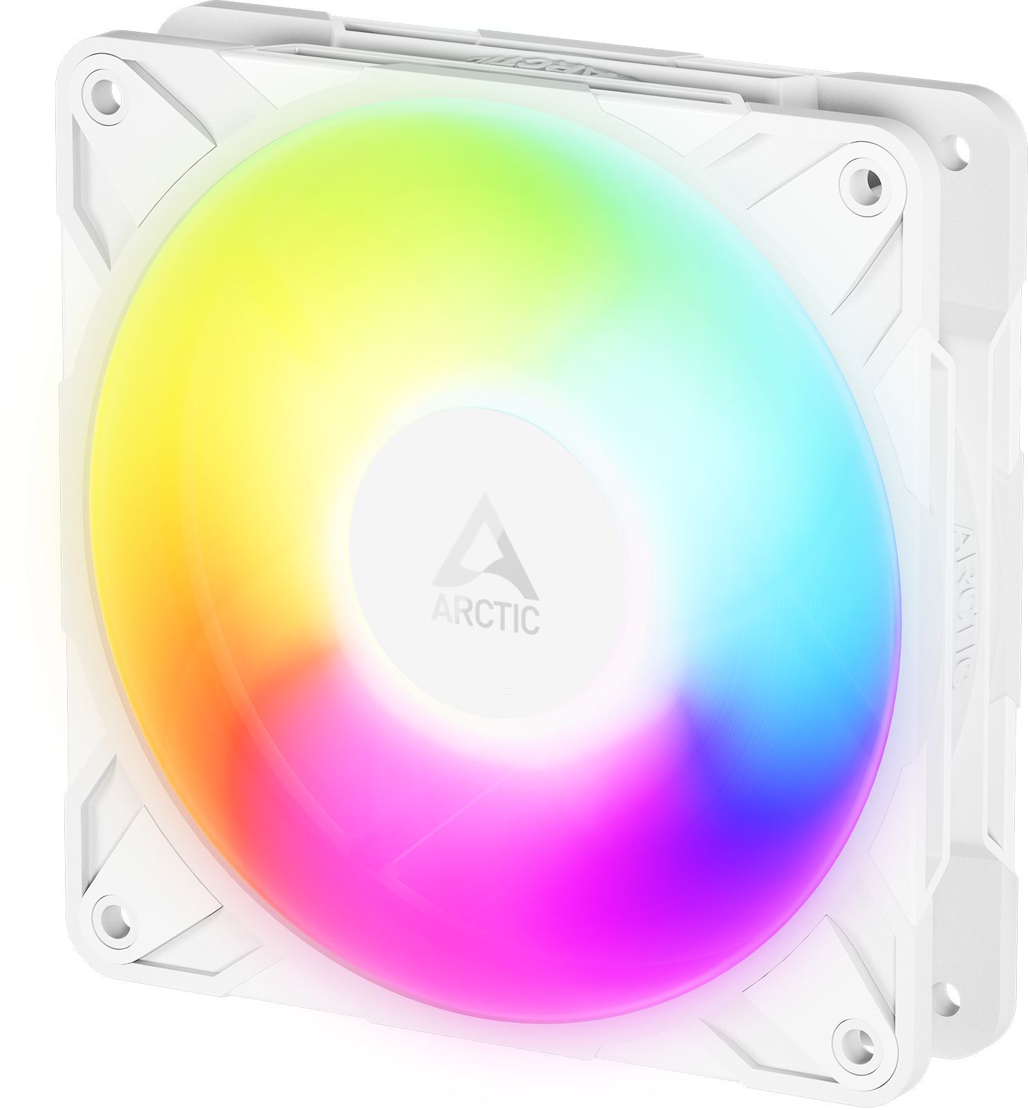 Набор из трех вентиляторов для корпуса ARCTIC P12 Pro Reverse A-RGB White 3 Pack (ACFAN00334A) фото 